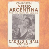 Imperio Argentina en el Carnegie Hall