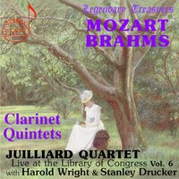 Juilliard Quartet, Vol. 6: Live at Library of Congress – Clarinet Quintets