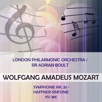 London Philarmonic Orchestra / Sir Adrian Boult play: Wolfgang Amadeus Mozart: Symphonie Nr. 35 - Haffner-Sinfonie, KV 385