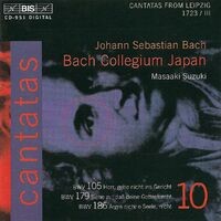 BACH, J.S.: Cantatas, Vol. 10 (Suzuki) - BWV 105, 179, 186