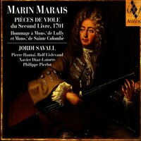 Marin Marais: Pieces De Viole Du Second Livre, 1701