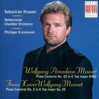 Wolfgang Amadeus Mozart.: Piano Concerto No. 22 / MOZART, F.X.: Piano Concerto No. 2 (Knauer, Netherlands Chamber Orchestra, Entre