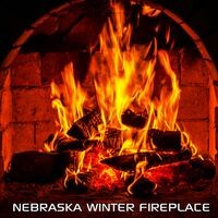 Nebraska Winter Fireplace