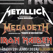 METAL TRIO - Iron Maiden, Megadeth & Metallica (Alicante) en Alicante