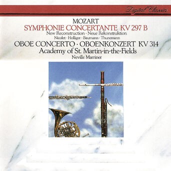 Mozart: Sinfonia Concertante; Oboe Concerto