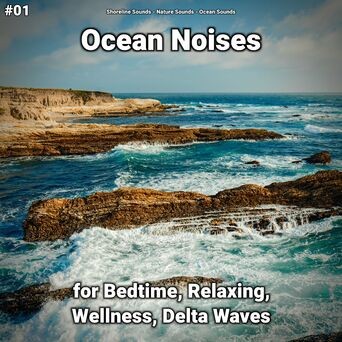#01 Ocean Noises for Bedtime, Relaxing, Wellness, Delta Waves