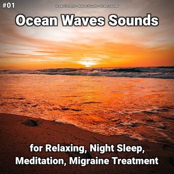 #01 Ocean Waves Sounds for Relaxing, Night Sleep, Meditation, Migraine Treatment