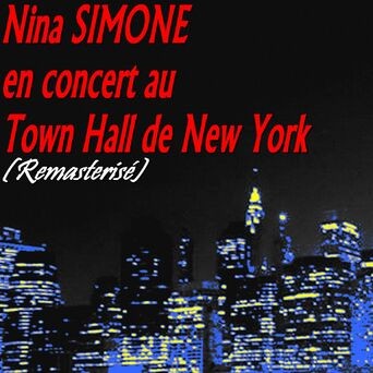 Nina Simone en concert au Town Hall de New York