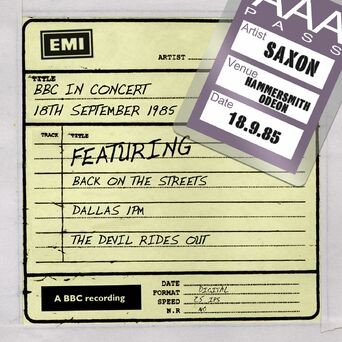 BBC In Concert [18th September 1985]