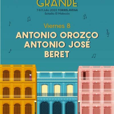 Antonio Orozco - Antonio Jose - Beret - Música en Grande en Torrelavega (Cantabria)