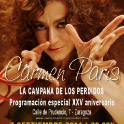 Carmen París en Zaragoza