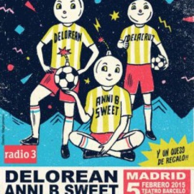 Delorean, annie b sweet en Madrid