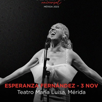 Esperanza Fernández en Mérida (Badajoz)
