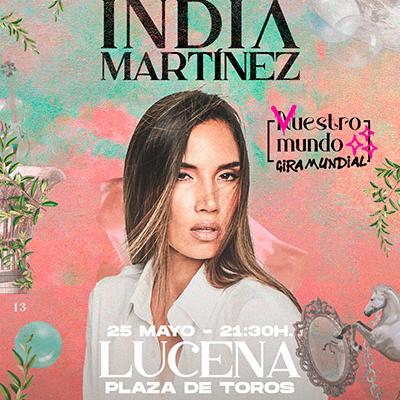 India Martínez en Lucena (Córdoba)