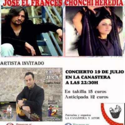 Jose el Francés, Chonchi Heredia, El Juca en Almería