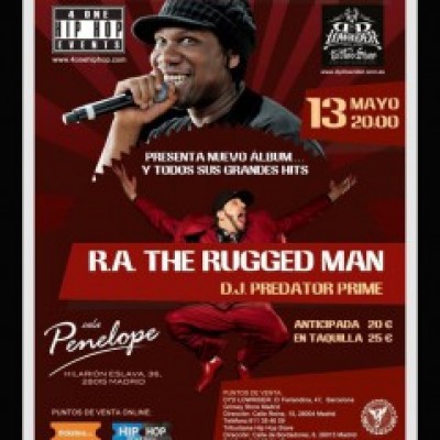 R.A. The Rugged Man, KRS-One, Dj Predator Prime en Madrid