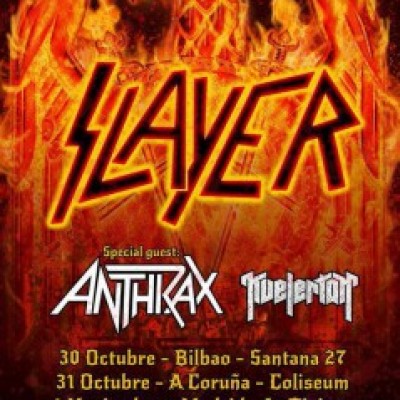 Slayer, Anthrax, Kvelertak en Bilbao (Vizcaya)