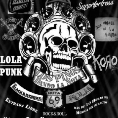 Pollux, Superfortress, Ruta 69, The Blackadders, Hard Shovel, Lola Punk, Rolaje, Llamada Comun en Almería