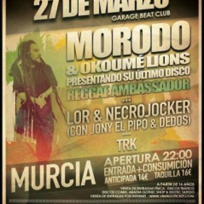 Morodo, LOR & NECROJOCKER, T.R.K. en Murcia