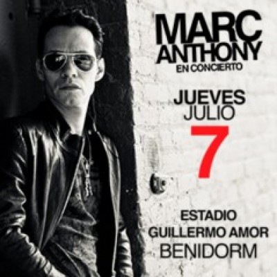 Marc Anthony en Benidorm (Alicante)