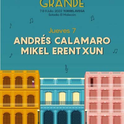 Andrés Calamaro y Mikel Erentxun - Música en Grande en Torrelavega (Cantabria)