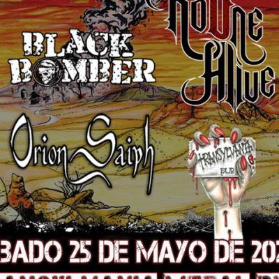 No One Alive, Black Bomber, Orion Saiph en Vigo (Pontevedra)