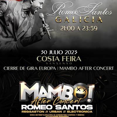 Romeo Santos en Sanxenxo (Pontevedra)