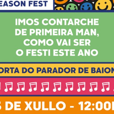 Evento presentación Barbeira Season Fest 2022 en Baiona (Pontevedra)