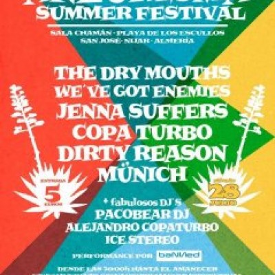 The Dry Mouths, Jenna Suffers, Copa Turbo, Dirty Reason, Munich, Ice Stereo en Almería