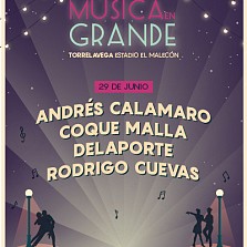 Andrés Calamaro-Coque Malla-Delaporte-Rodrigo Cuevas - Música en Grande en Torrelavega