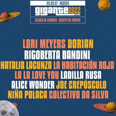 Festival Gigante 2022 - ABONO 3 DÍAS en Alcalá de Henares (Madrid)