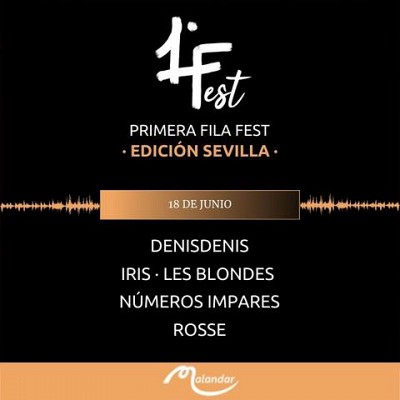 PRIMERA FILA FEST Edición Sevilla en Sevilla
